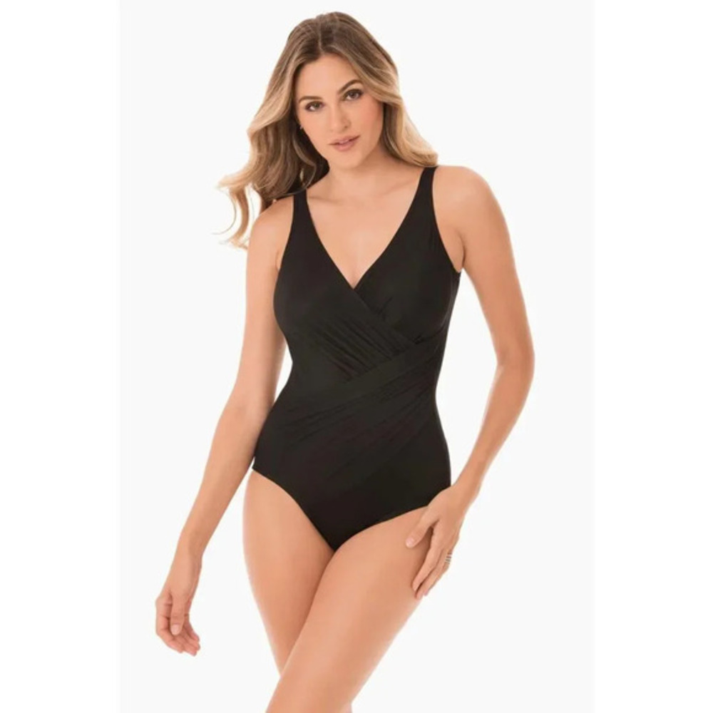 Miraclesuit Must Haves Oceanus One Piece Swimsuit nwt size 16 DD cup